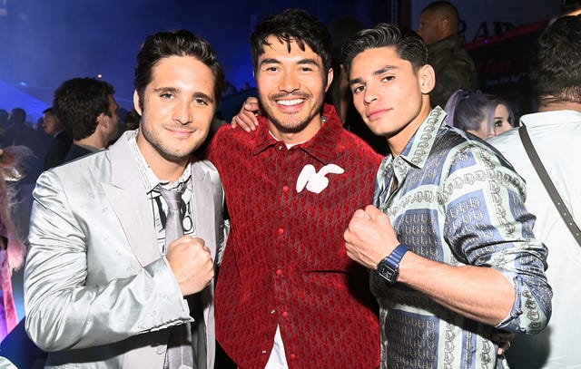 Diego Boneta, Henry Golding, and Ryan Garcia
