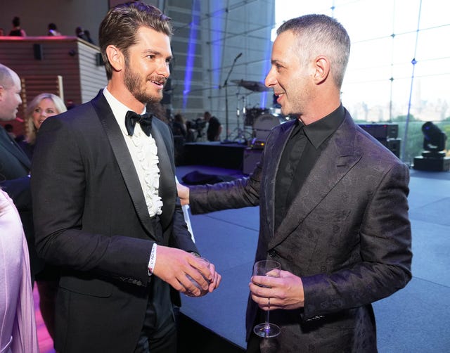 Andrew Garfield and Jeremy Strong