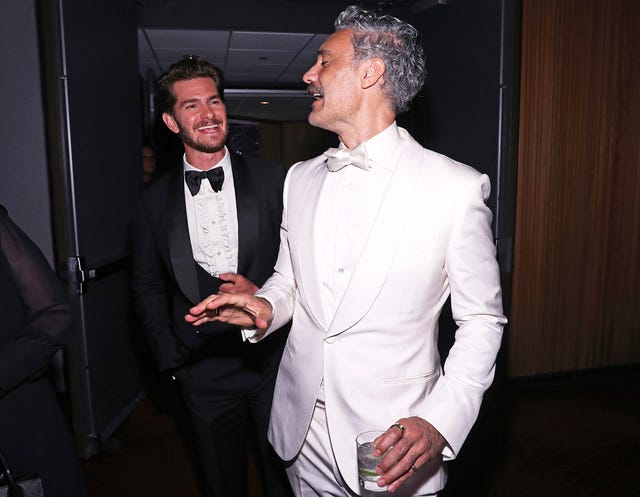 Andrew Garfield and Taika Waititi