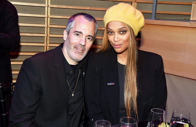 Tyra Banks and Louis Belanger Martin