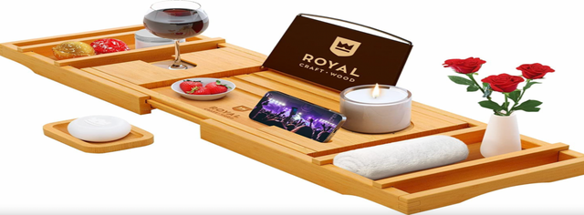 Luxury Bathtub Caddy Tray