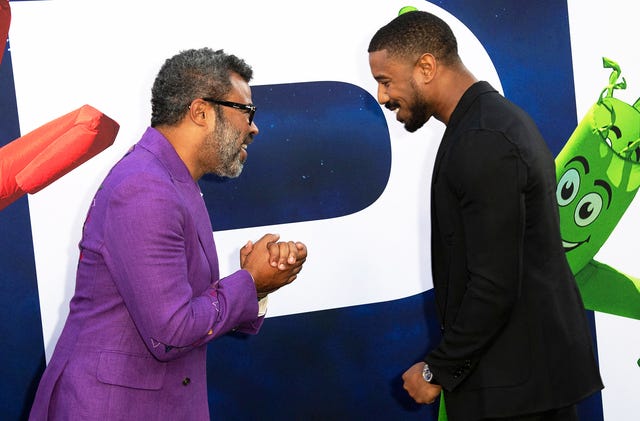 Jordan Peele and Michael B. Jordan