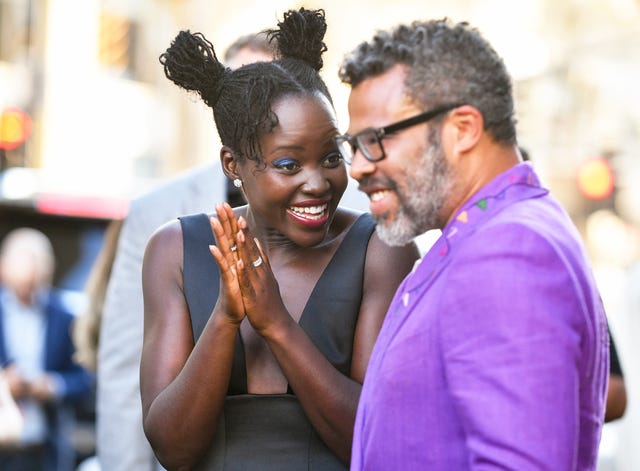 Lupita Nyong'o and Jordan Peele