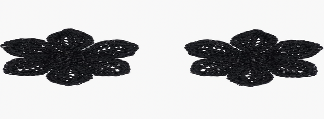 Raffia Gardenia Earrings