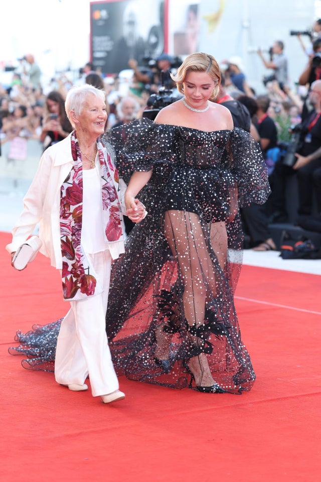 florence pugh venice film festival dress Florence Pugh Walks Venice Film Festival Red Carpet Amid 'Don't Worry  Darling' Drama