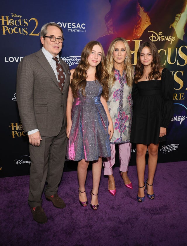 Sarah Jessica Parker, Matthew Broderick and daughters Marion and Tabitha