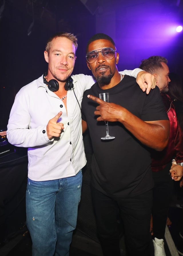 Jamie Foxx joined Diplo