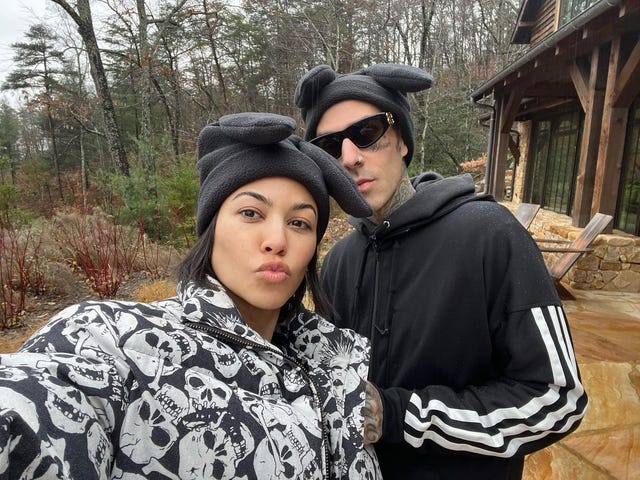 Kourtney Kardashian and Travis Barker