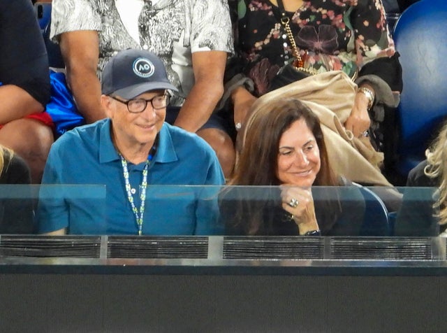 Bill Gates and Paula Hurd in Australia
