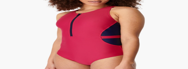 Wave Zip Thru Swimsuit