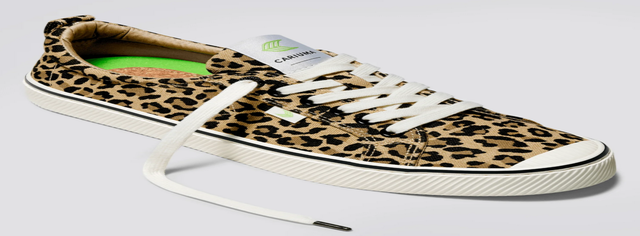 OCA Low Leopard Canvas