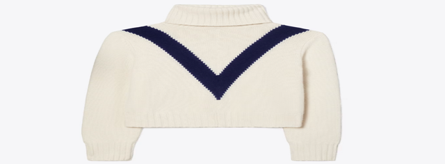 Cashmere Chevron Turtleneck
