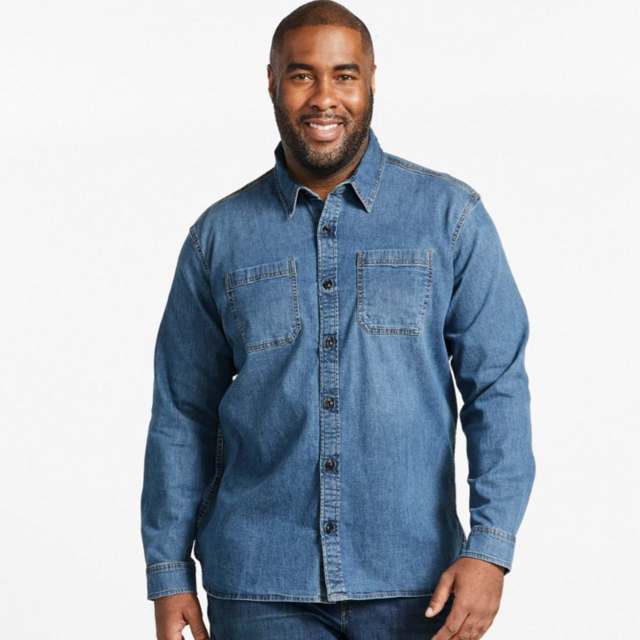 mens denim top