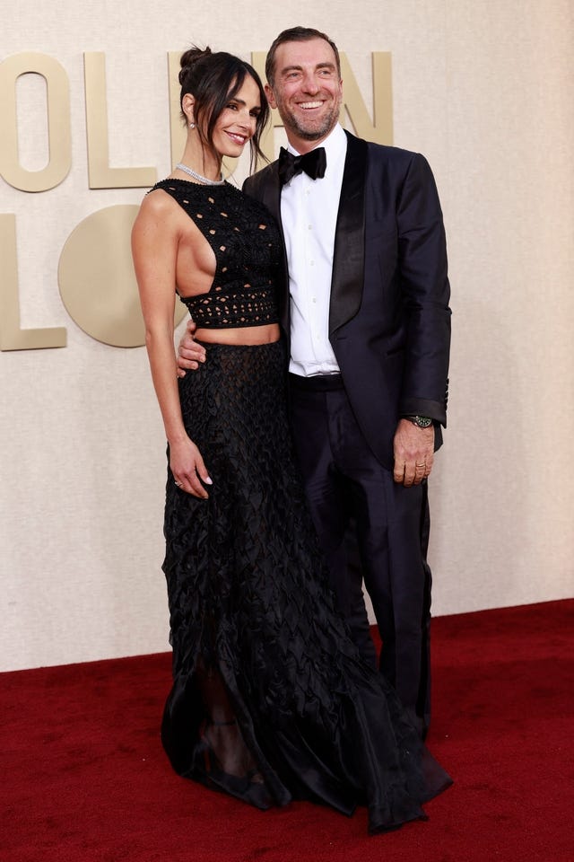 Jordana Brewster and Mason Morfit