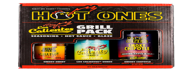 Hot Ones Hot Sauce Los Calientes Grill Pack
