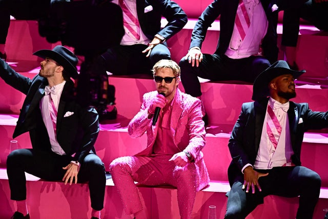 Ryan Gosling performs "I'm Just Ken" at the Oscars 