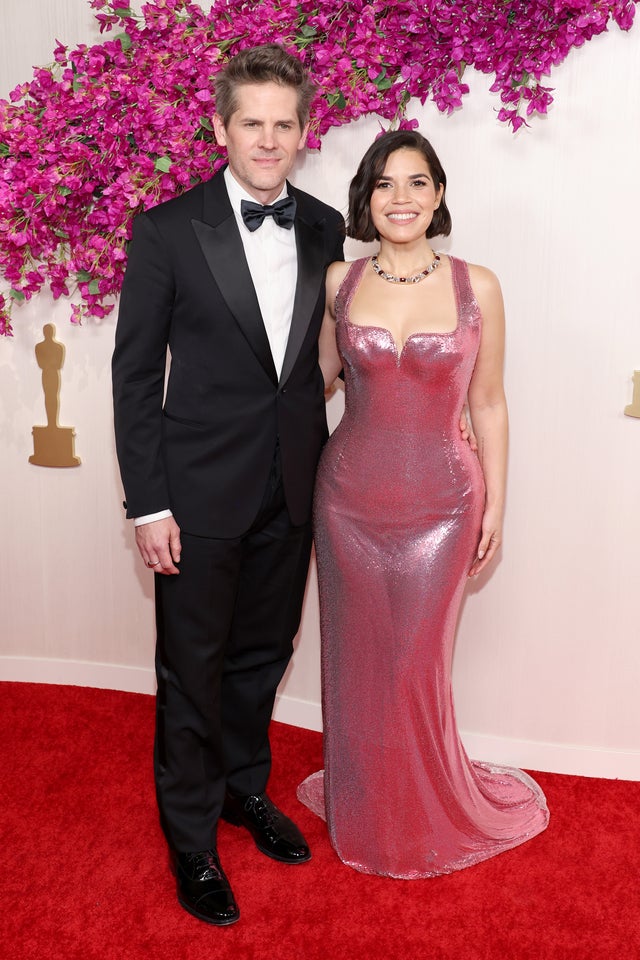 America Ferrera Turns Heads in Gorgeous 'Barbie' Pink Dress at the 2024  Oscars | Entertainment Tonight