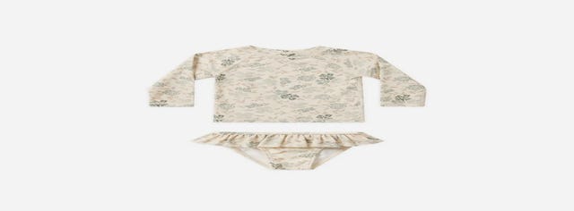 Rylee + Cru Rash Guard Girls' Set