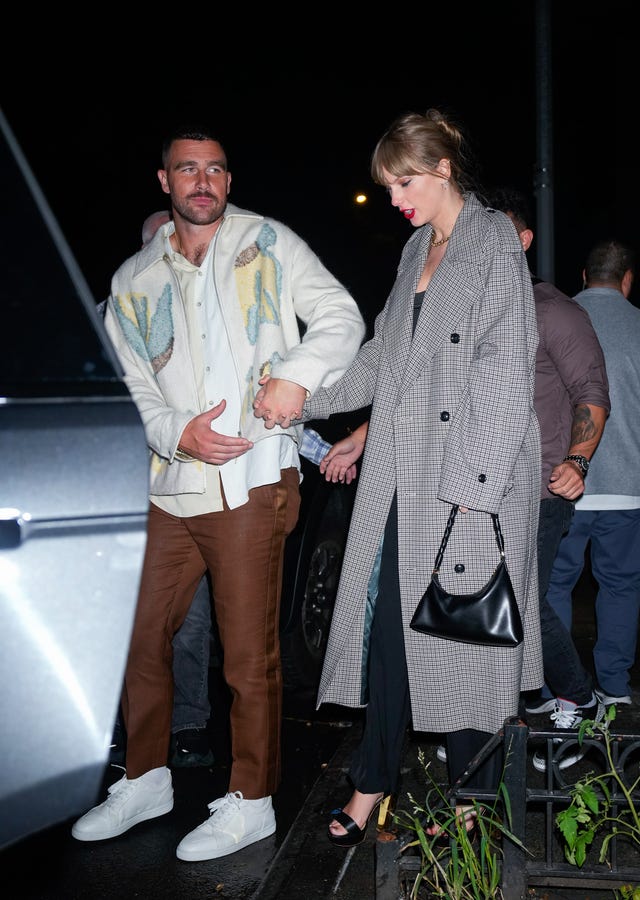 Travis Kelce and Taylor Swift 