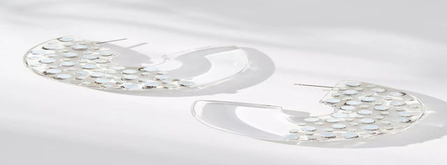 Diana Broussard Davide Crystal Hoop Earrings