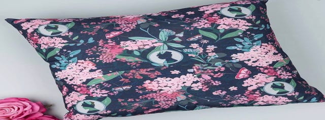 Target Floral Print Throw Pillow - Bridgerton