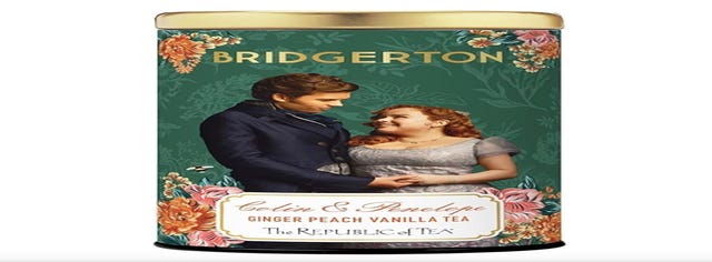 The Republic of Tea 'Bridgerton' Colin & Penelope Ginger Peach Vanilla Black Tea