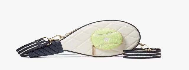 Kate Spade Grand Slam 3D Tennis Raquet Crossbody