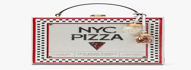 Kate Spade Slice 3D Pizza Box Top-handle Bag