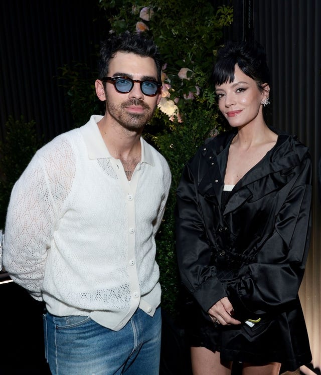 Joe Jonas and Lily Allen