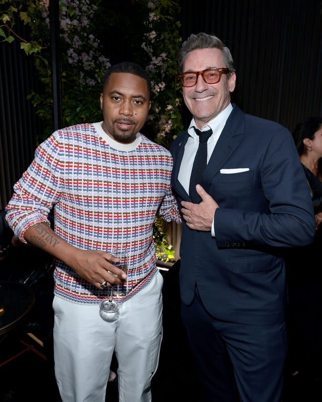 Nas and Jon Hamm