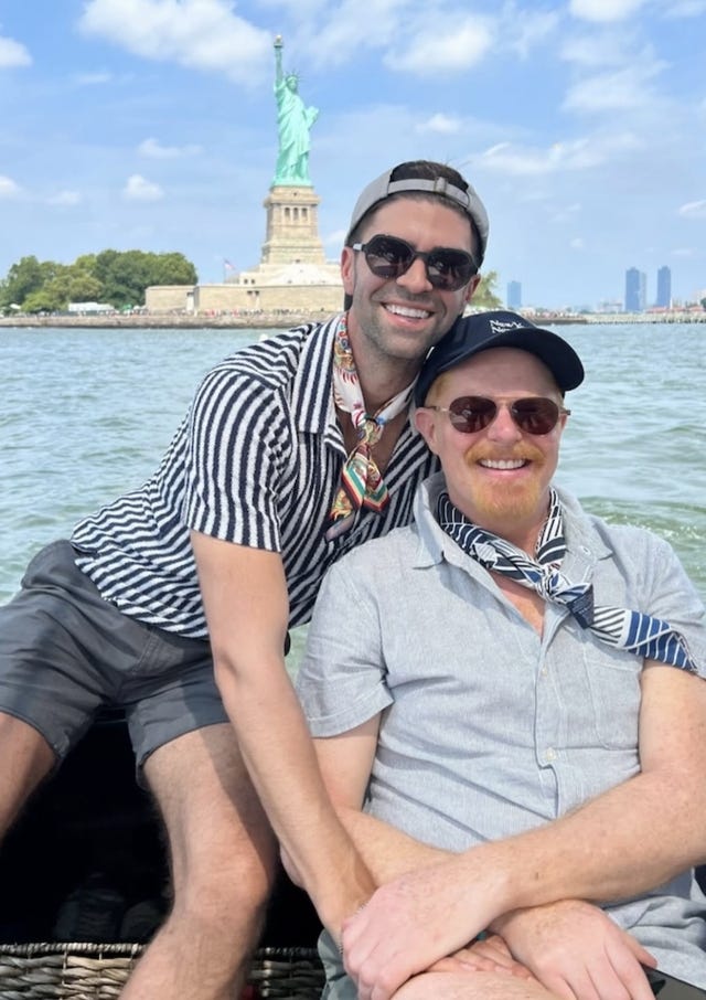 Justin Mikita and Jesse Tyler Ferguson