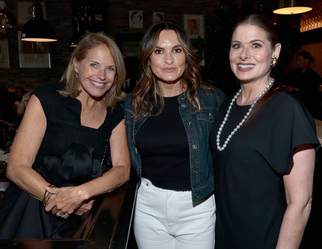 Katie Couric, Mariska Hargitay, and Debra Messing 