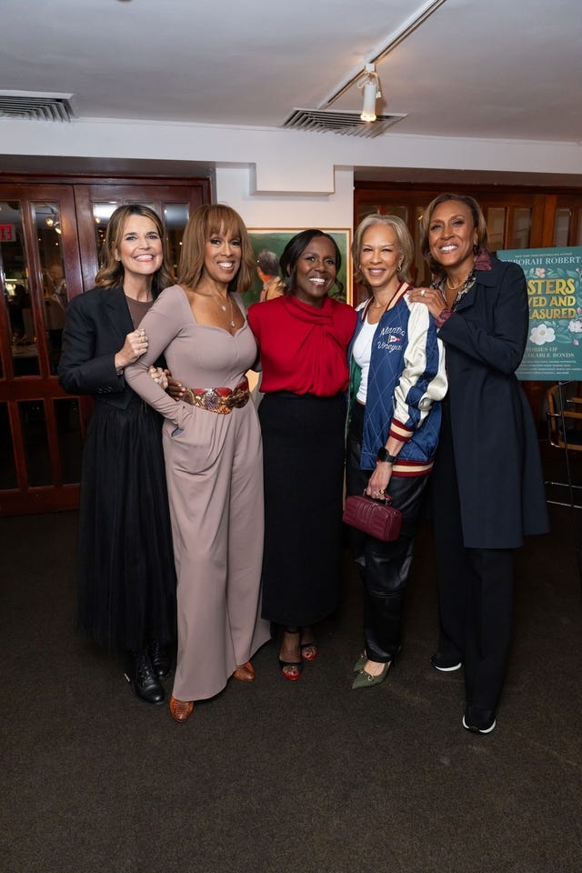 Savannah Guthrie, Gayle King, Deborah Roberts, Tonya Lewis Lee, and Robin Roberts