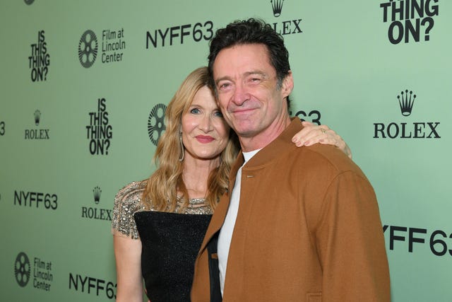 Laura Dern and Hugh Jackman