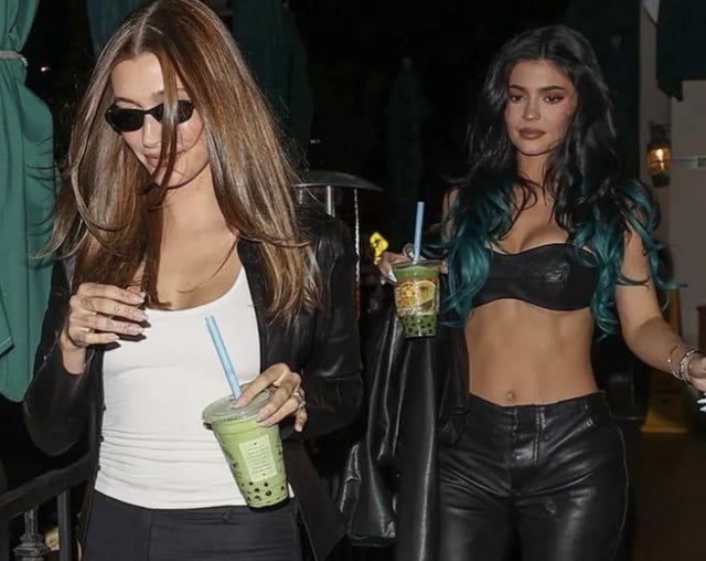 Hailey Bieber and Kylie Jenner