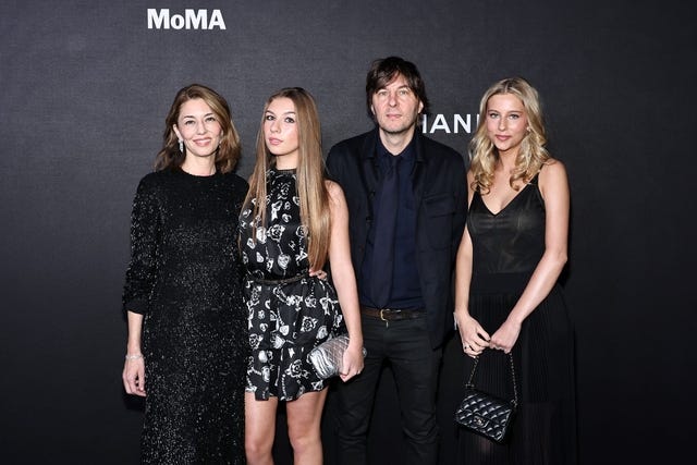 Sofia Coppola, Cosima Mars, Thomas Mars, and Romy Mars