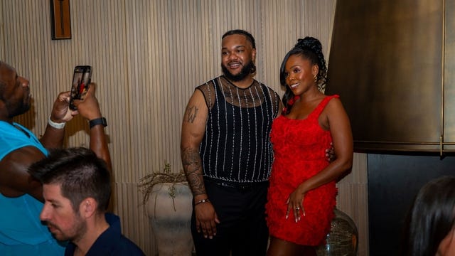 Tevin Washington and Jasmine Goode