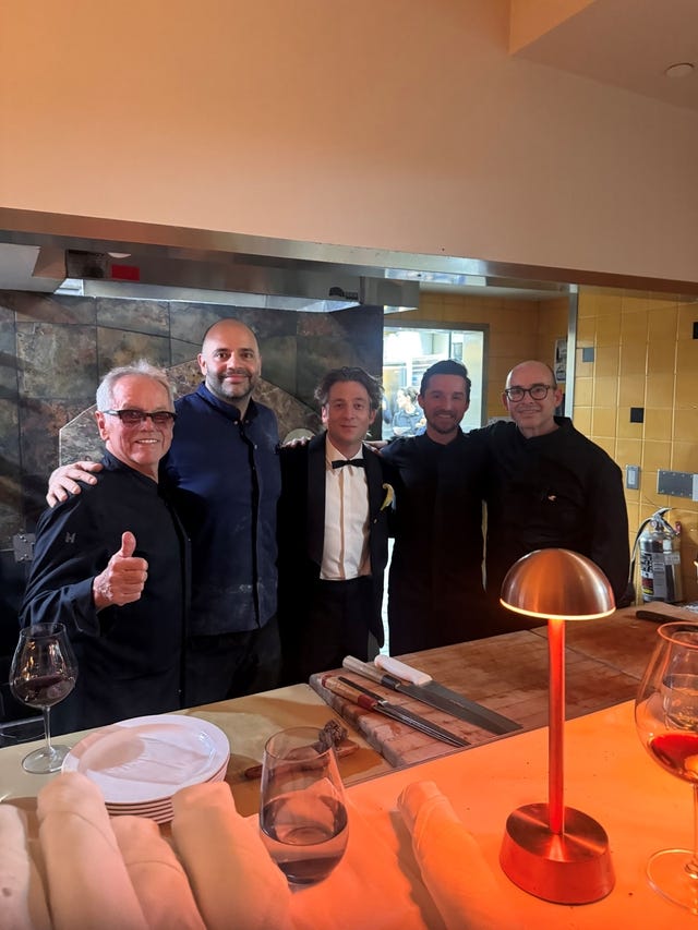 Wolfgang Puck and Jeremy Allen White