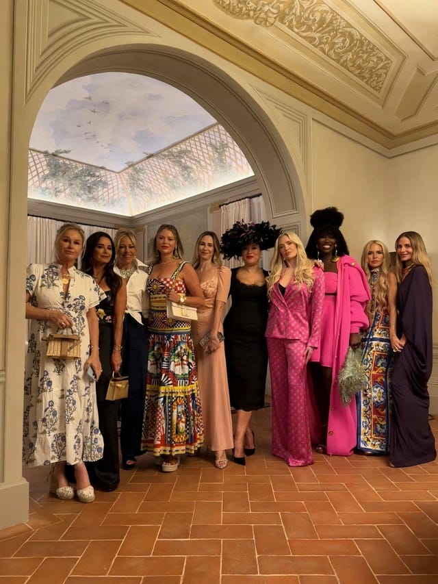 Kathy Hilton, Kyle Richards, Amanda Frances, Natalie Swanston Fuller, Jennifer Tilly, Erika Jayne, Bozoma Saint John, Rachel Zoe, and Dorit Kemsley