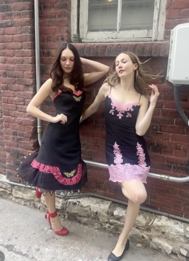 Maddie Ziegler and Iris Apatow