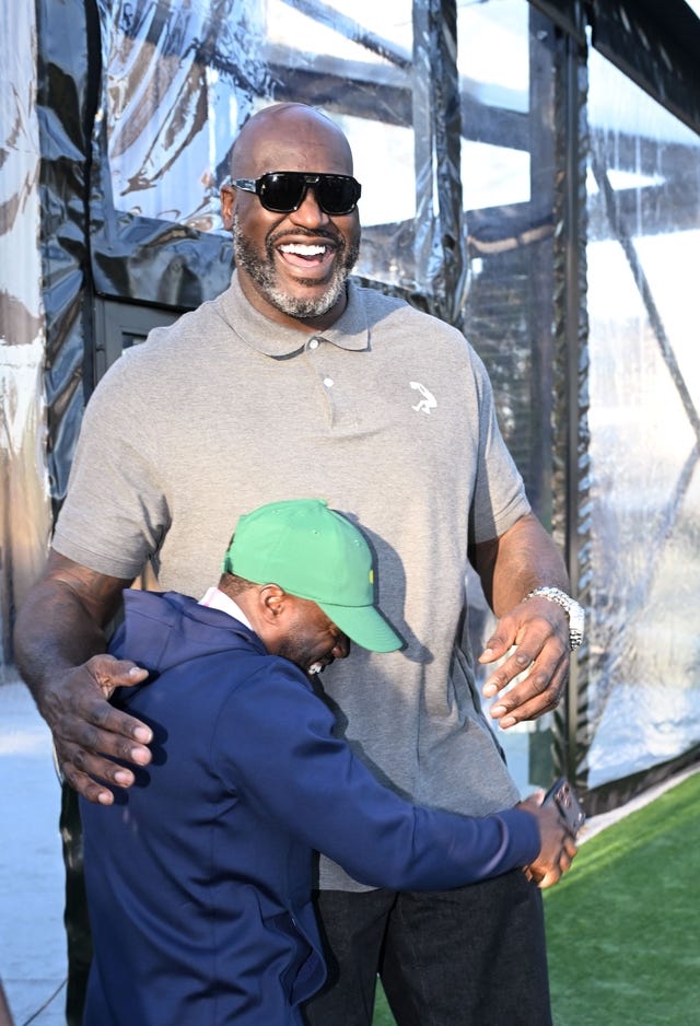 Kevin Hart and Shaquille O'Neal