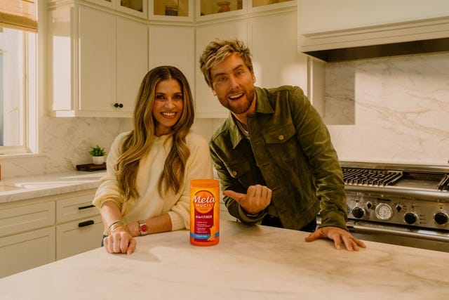 Danielle Fishel and Lance Bass