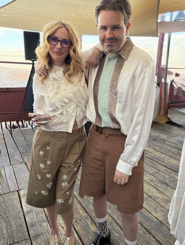 Julia Roberts and Michael Braun