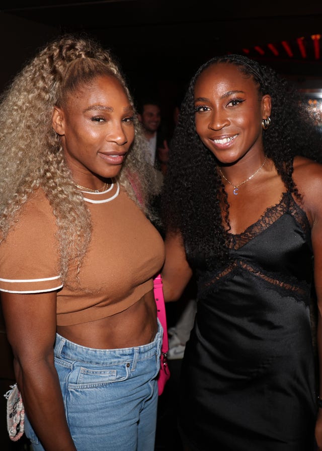 Serena Williams and Coco Gauff