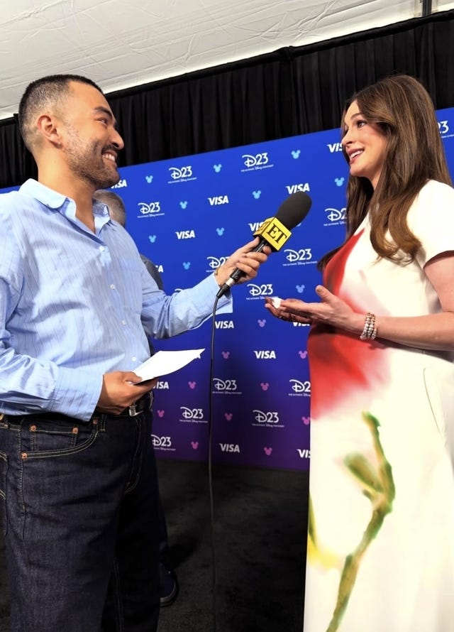 Denny Directo and Anne Hathaway