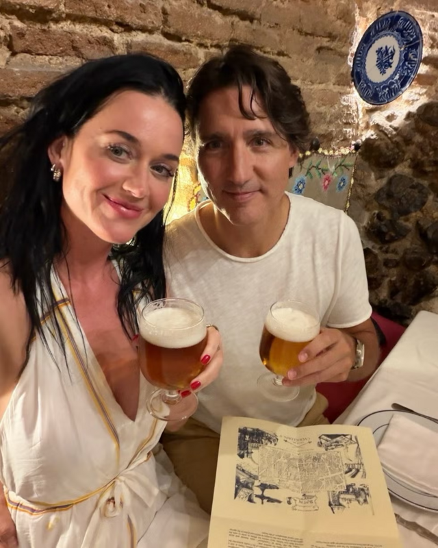 Katy Perry and Justin Trudeau