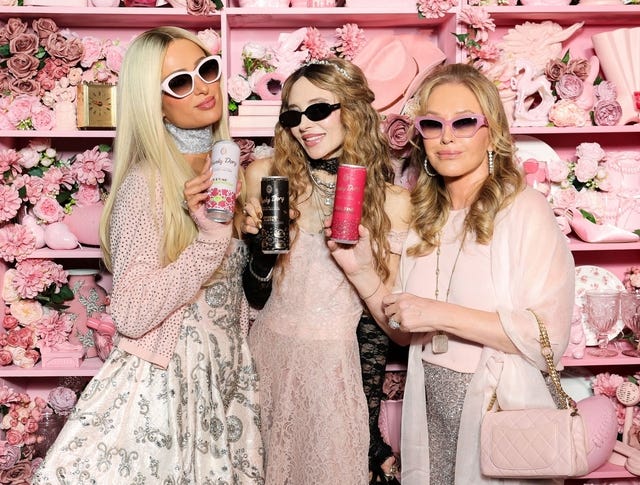 Paris Hilton, Stacey Bendet, and Kathy Hilton