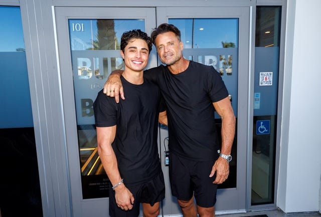 Shaya and David Charvet