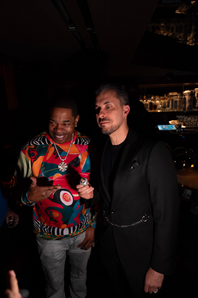 Busta Rhymes and Jason Arasheben