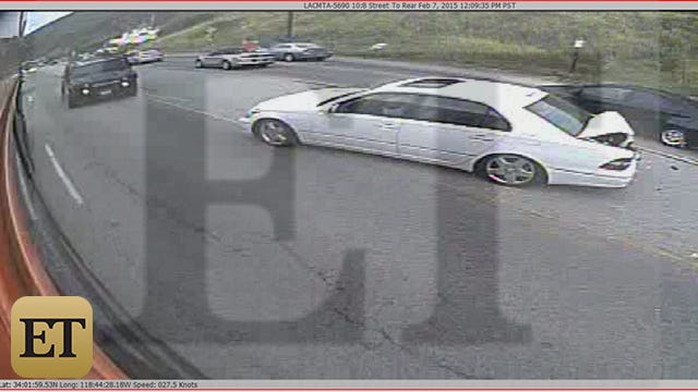 Caitlyn Jenner Fatal Car Crash Surveillance Footage in Photos